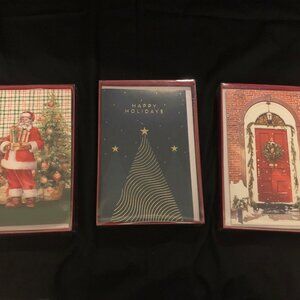 Recollections Christmas Cards & Envelopes - 3 Boxes - NEW